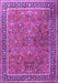 Machine Washable Persian Purple Traditional Area Rugs, wshtr3468pur