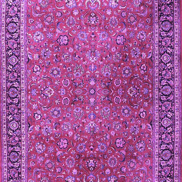 Machine Washable Persian Purple Traditional Area Rugs, wshtr3468pur