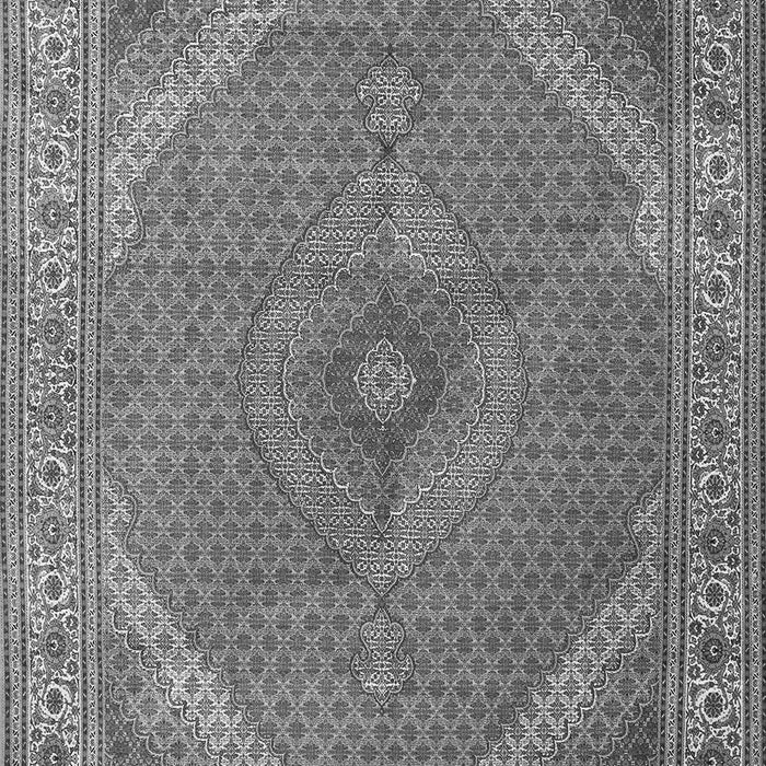 Serging Thickness of Machine Washable Persian Gray Traditional Rug, wshtr3469gry