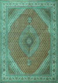 Persian Turquoise Traditional Rug, tr3469turq