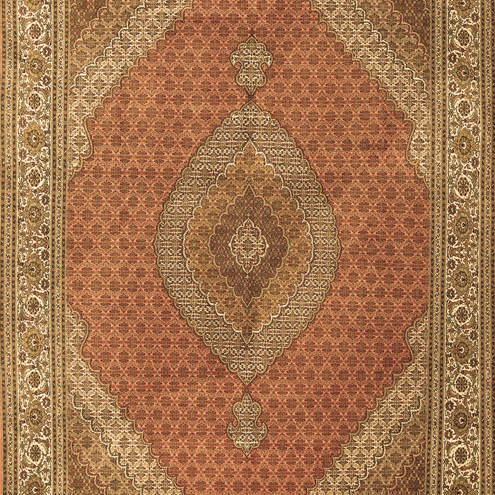 Machine Washable Persian Brown Traditional Rug, wshtr3469brn