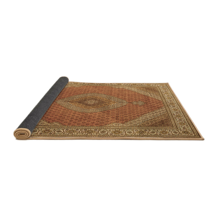 Sideview of Persian Brown Traditional Rug, tr3469brn