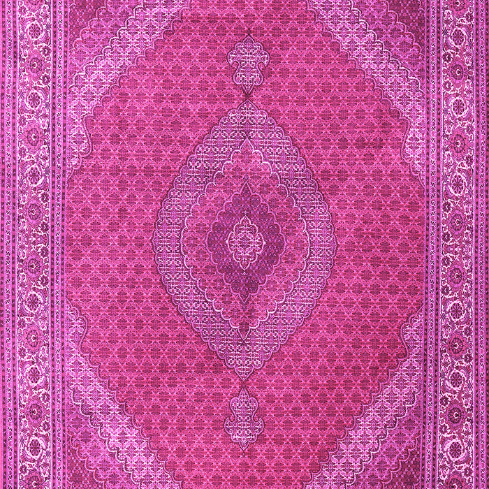 Machine Washable Persian Pink Traditional Rug, wshtr3469pnk
