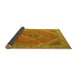 Sideview of Persian Yellow Traditional Rug, tr3469yw