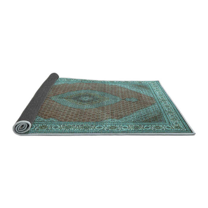 Sideview of Persian Light Blue Traditional Rug, tr3469lblu