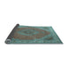 Sideview of Persian Light Blue Traditional Rug, tr3469lblu