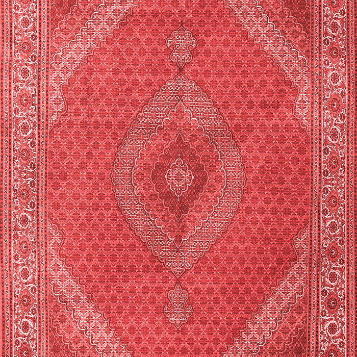 Machine Washable Persian Red Traditional Rug, wshtr3469red