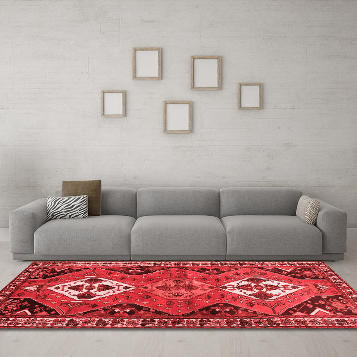 Traditional Red Washable Rugs