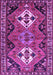 Machine Washable Persian Purple Traditional Area Rugs, wshtr346pur