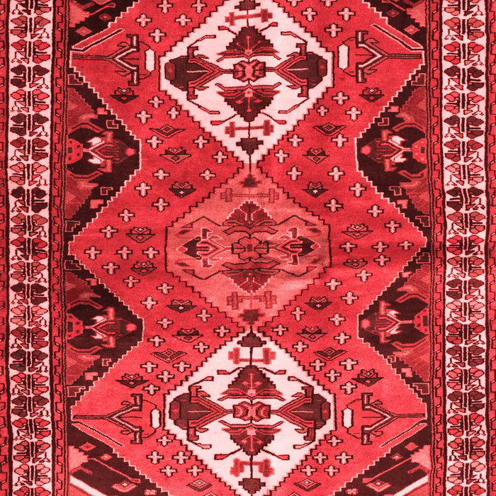 Machine Washable Persian Red Traditional Rug, wshtr346red