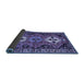 Sideview of Persian Blue Traditional Rug, tr346blu