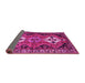 Sideview of Persian Pink Traditional Rug, tr346pnk
