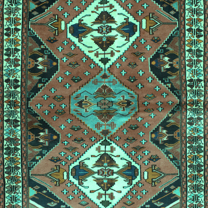 Persian Turquoise Traditional Rug, tr346turq