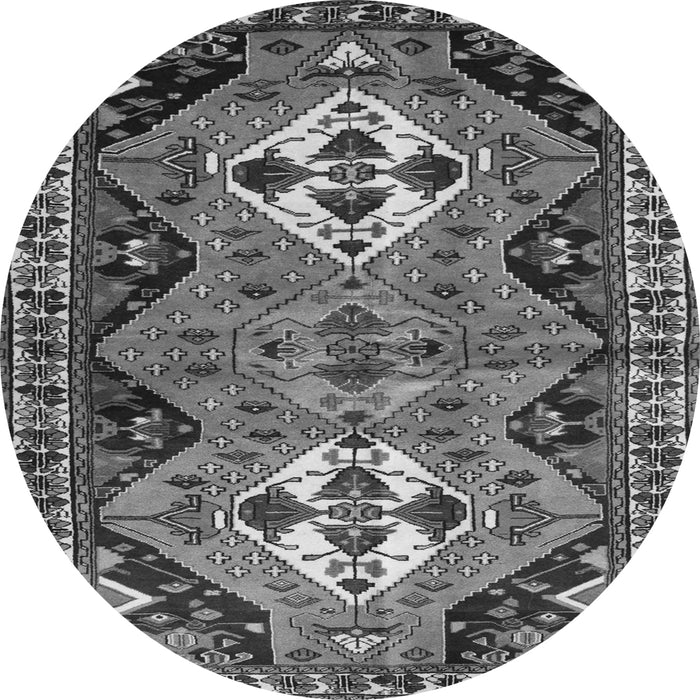 Square Persian Gray Traditional Rug, tr346gry