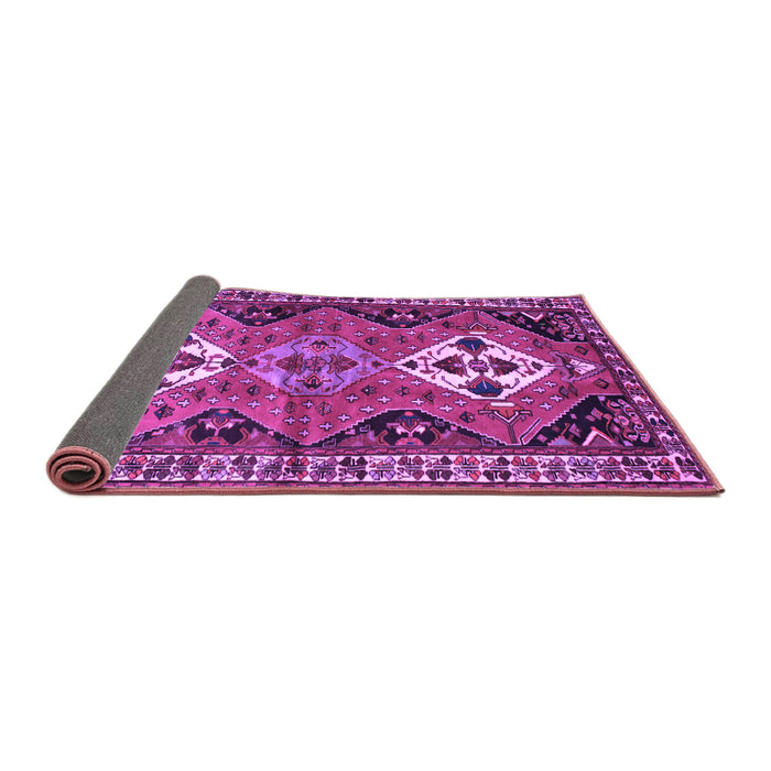 Sideview of Persian Purple Traditional Rug, tr346pur