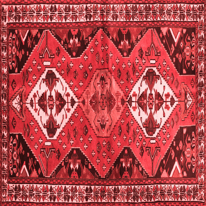 Machine Washable Persian Red Traditional Rug, wshtr346red
