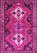 Machine Washable Persian Pink Traditional Rug, wshtr346pnk