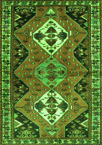 Persian Green Traditional Rug, tr346grn