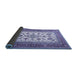 Sideview of Persian Blue Traditional Rug, tr3470blu