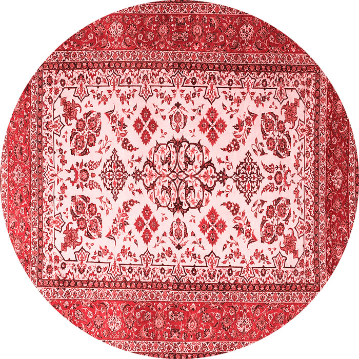Machine Washable Persian Red Traditional Rug, wshtr3470red