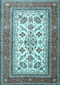 Persian Light Blue Traditional Rug, tr3470lblu