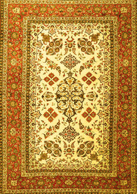Persian Yellow Traditional Rug, tr3470yw