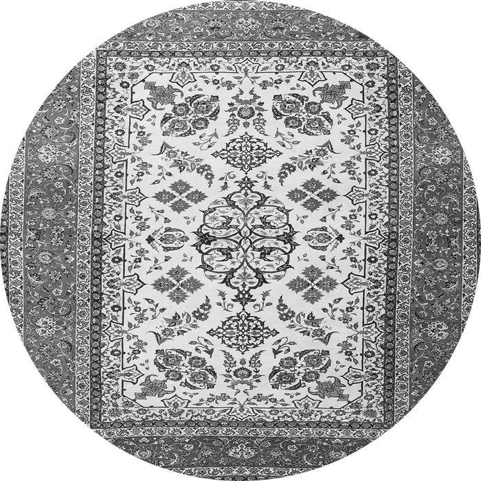 Square Persian Gray Traditional Rug, tr3470gry