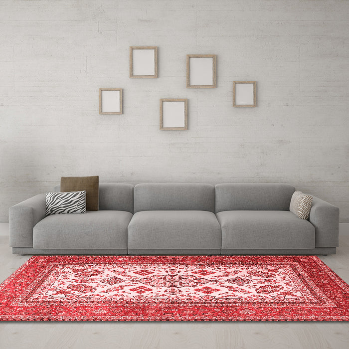 Traditional Red Washable Rugs