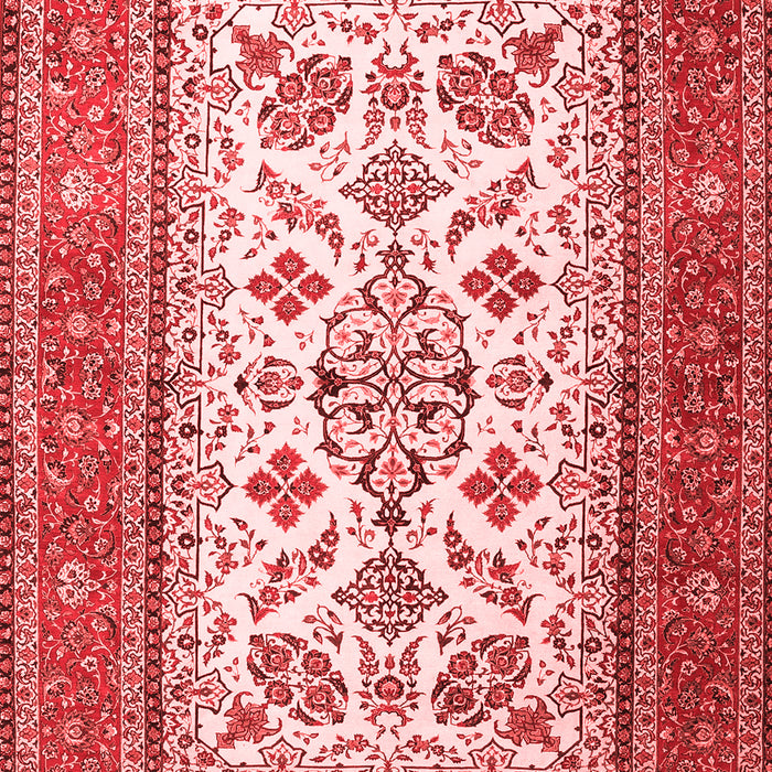 Machine Washable Persian Red Traditional Rug, wshtr3470red