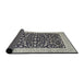 Sideview of Traditional Light Black Persian Rug, tr3471