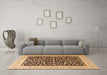 Machine Washable Persian Orange Traditional Area Rugs in a Living Room, wshtr3471org