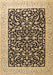 Machine Washable Persian Brown Traditional Rug, wshtr3471brn