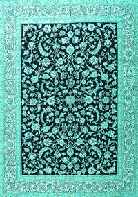 Persian Turquoise Traditional Rug, tr3471turq