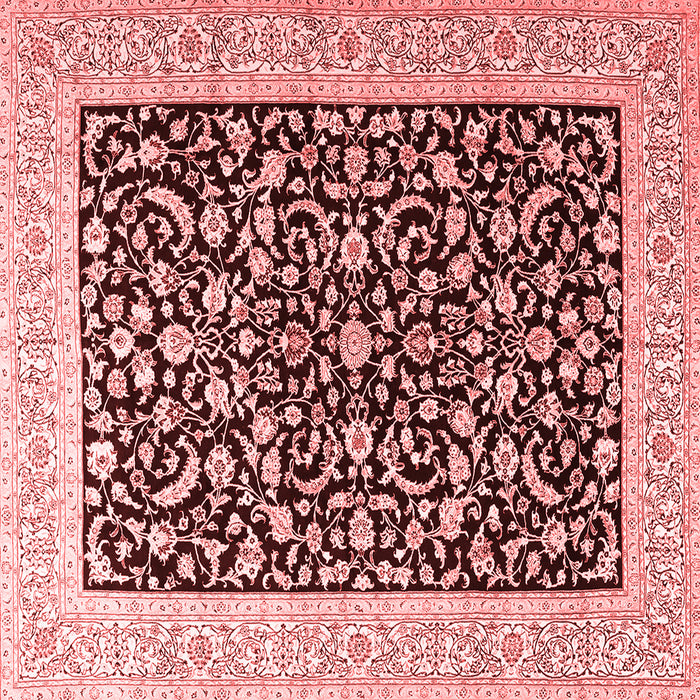 Machine Washable Persian Red Traditional Rug, wshtr3471red