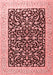 Persian Red Traditional Area Rugs