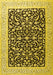 Persian Yellow Traditional Rug, tr3471yw