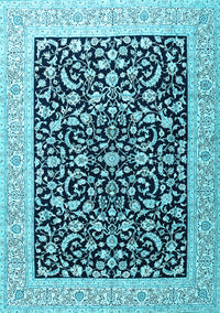 Persian Light Blue Traditional Rug, tr3471lblu