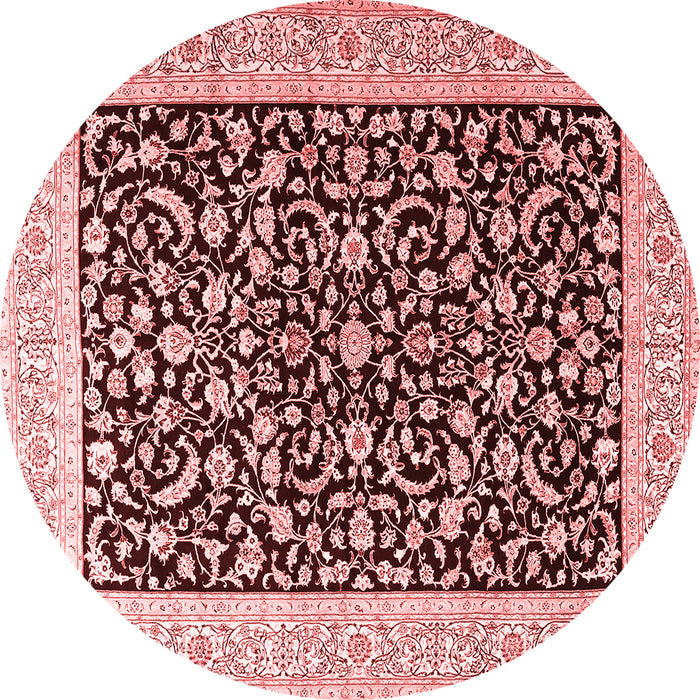 Machine Washable Persian Red Traditional Rug, wshtr3471red