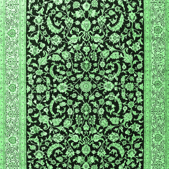 Persian Emerald Green Traditional Rug, tr3471emgrn