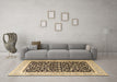 Machine Washable Persian Brown Traditional Rug in a Living Room,, wshtr3471brn