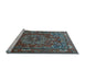 Sideview of Machine Washable Persian Light Blue Traditional Rug, wshtr3472lblu