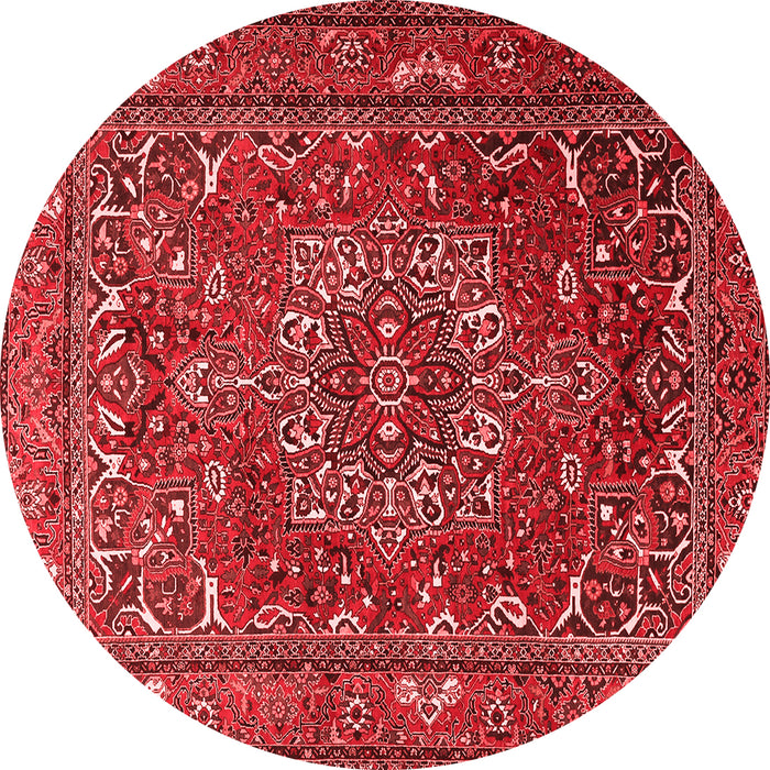 Machine Washable Persian Red Traditional Rug, wshtr3472red