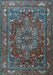 Machine Washable Persian Light Blue Traditional Rug, wshtr3472lblu