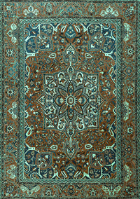 Persian Turquoise Traditional Rug, tr3472turq