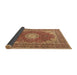 Sideview of Medallion Brown Traditional Rug, tr3473brn