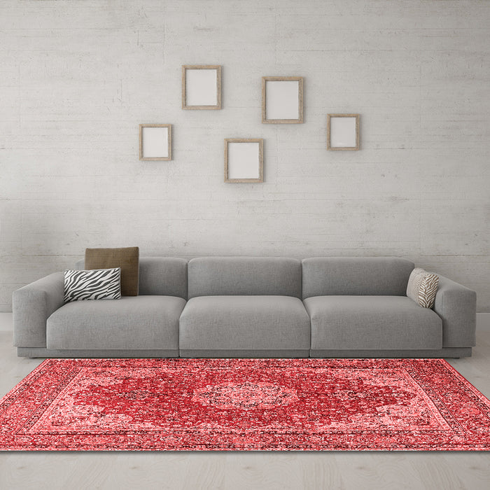 Traditional Red Washable Rugs