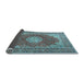 Sideview of Medallion Light Blue Traditional Rug, tr3473lblu