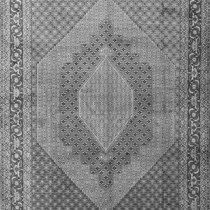 Medallion Gray Traditional Rug, tr3474gry