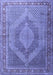 Medallion Blue Traditional Rug, tr3474blu