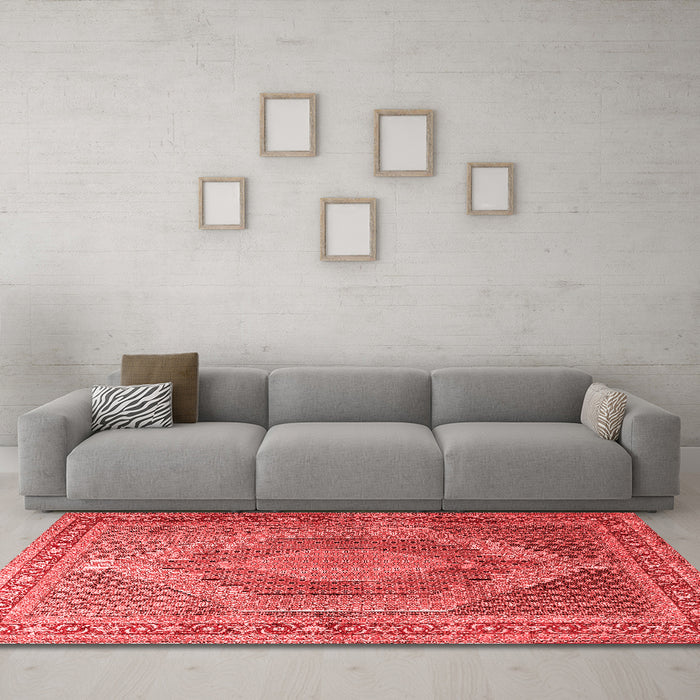 Traditional Red Washable Rugs